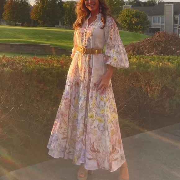 ❌SOLD❌ Zimmermann Jeannie Linen Maxi Dress - Picture 11 of 11